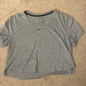 Nike Women's Gray Cropped Top NWOT